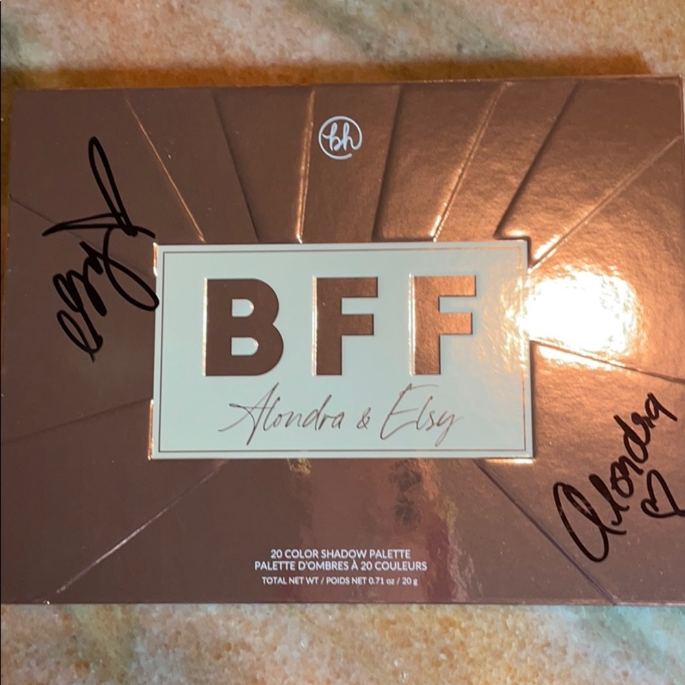BH COSMETICS autograph BFF shadow palette & brush